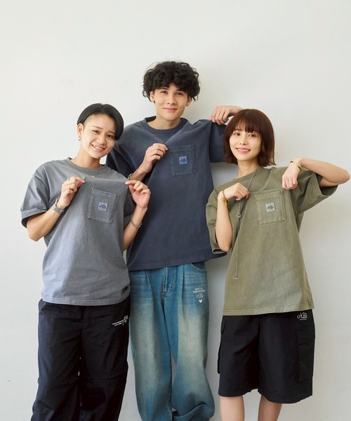 kaoyorinakami tシャツ logo pocket tee / ロゴポケットTシャツ