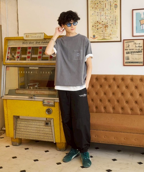 kaoyorinakami tシャツ logo pocket tee / ロゴポケットTシャツ メンズ