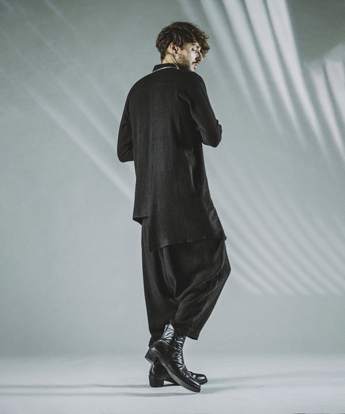 NO ID.（ノーアイディー） シャツ 「NO ID.」Asymmetry Band Collar