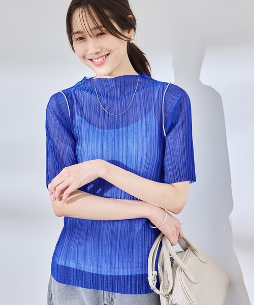 専用【新品未使用】プリーツプリーズ　LEAP トップス PLEATS PLEASE ISSEY MIYAKE - 【7月新作】LEAPトップスの通販