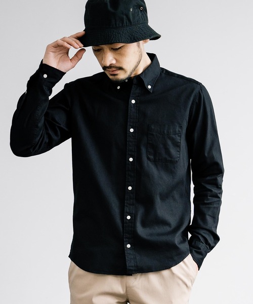 Rocky Monroe シャツ 日本製 国産 オックスフォードボタンダウン長袖