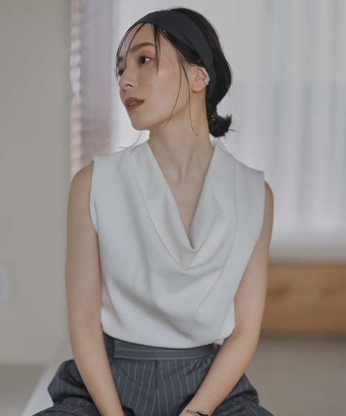 アニュアンス anuans ギャザーボリュームワイドパンツ グレー　完売色 M セール】ギャザーボリュームワイドパンツ（その他パンツ