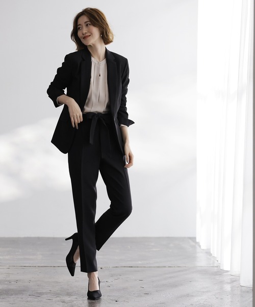 GeeRA」 パンツスーツ 13号 ネイビー レディース : 84084683  