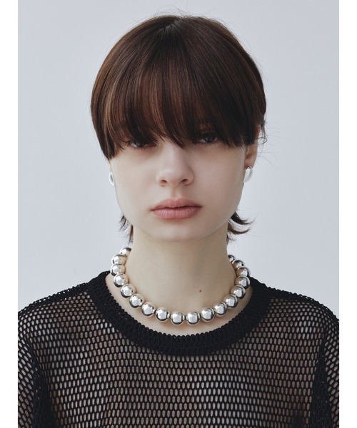 ネックレス 「quip queint」bowling big necklace / ボウリング ビッグ ネックレス レディース メンズの画像