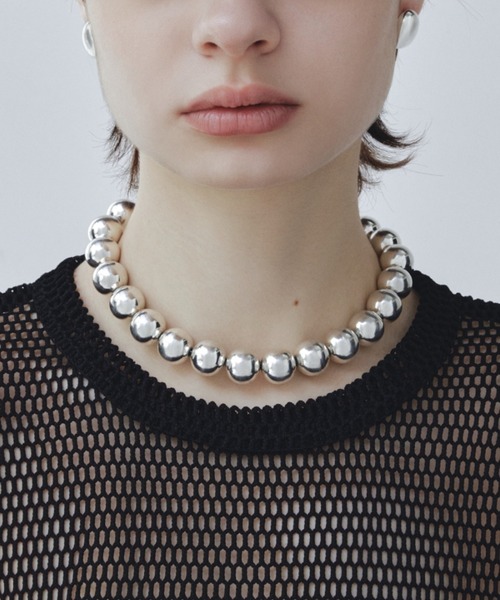ネックレス 「quip queint」bowling big necklace / ボウリング ビッグ ネックレス レディース メンズの画像