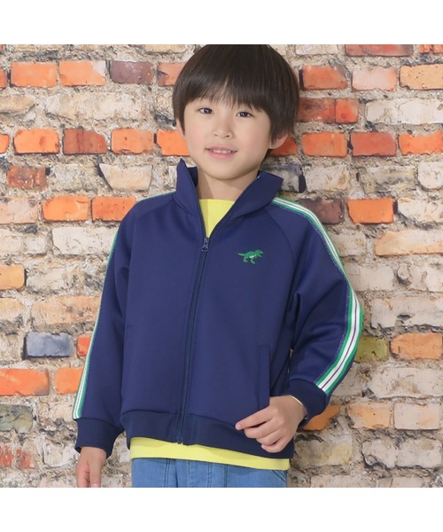 KP BOY（ケーピーボーイ） ブルゾン アウター 恐竜刺しゅう袖ライン