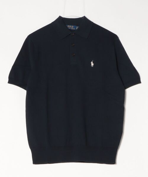 POLO RALPH LAUREN セーター ニット コットン ポロカラー メンズ