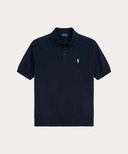 POLO RALPH LAUREN セーター ニット コットン ポロカラー メンズ