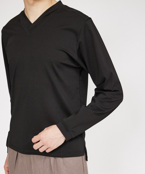 DESIGNWORKS（デザインワークス） tシャツ 「Vネック」ストレッチ