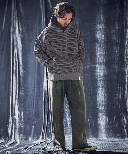 ANGENEHM（アンゲネーム） パーカー mpa3569-Light yarn color scheme