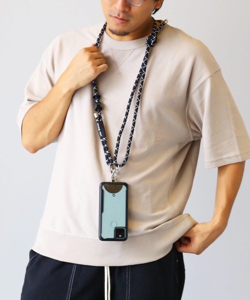 Mia Borsa（ミアボルサ） スマホショルダー ストラップ 太め 長さ調節