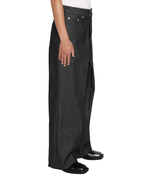 JOHN LAWRENCE SULLIVAN ジーンズ RIGID DENIM WIDE PANTS