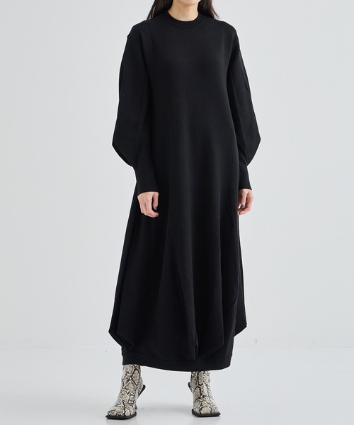 UN3D.（アンスリード） ワンピース 「UN3D./アンスリード」W TUCK KNIT