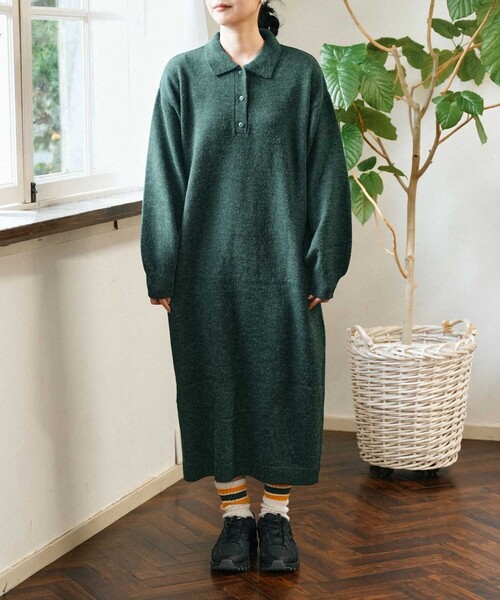 FREAK'S STORE（フリークスストア） ワンピース ポロニットワンピース