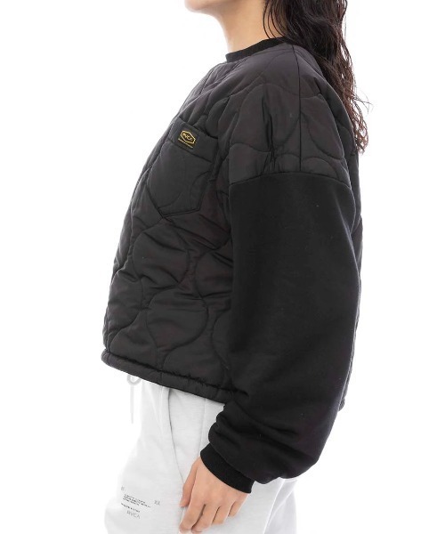 トレーナー スウェット RVCA レディース RECESSION REVERSIBLE トレーナー/ルーカリバーシブルキルティングスウェット レディー RVCA トレーナー スウェット レディース RECESSION REVERSIBLE