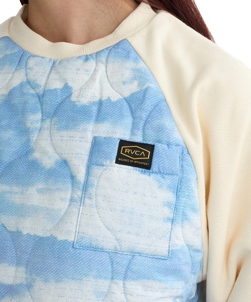 トレーナー スウェット RVCA レディース RECESSION REVERSIBLE トレーナー/ルーカリバーシブルキルティングスウェット レディー RVCA トレーナー スウェット レディース RECESSION REVERSIBLE