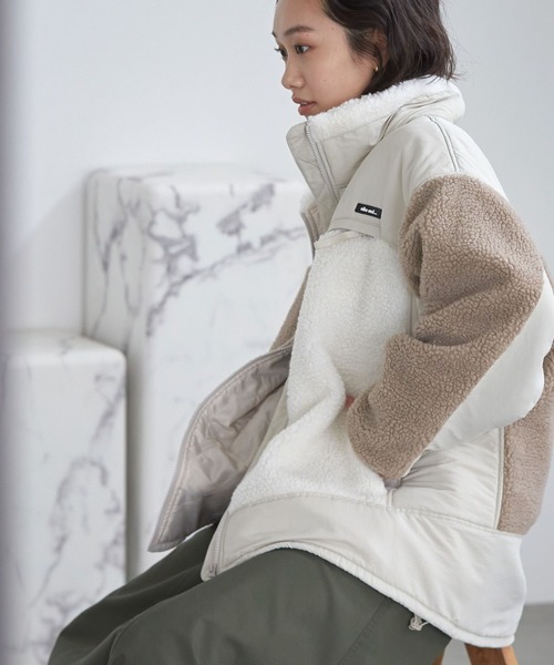 niko and…（ニコアンド） ブルゾン MEDIUM グレー レディース