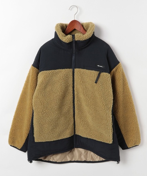 niko and… ボアブルゾン　未使用　美品 楽天市場】【SALE／50%OFF】ミックスボアZIPジャケット niko and