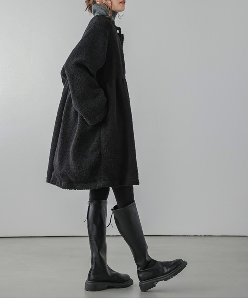 「SUGAR BISKET」 「La-gemme」ノーカラーコート フリー ベージュ レディース_画像4