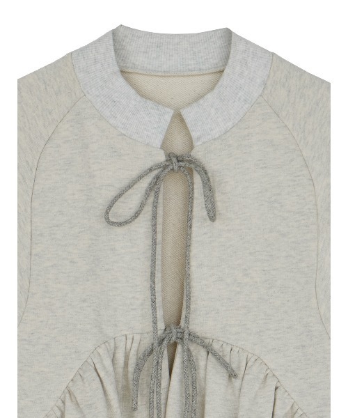 Ameri（アメリ） tシャツ SYMMETRY PEPLUM SWEAT TOP レディース