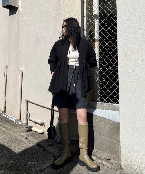 Ameri（アメリ） tシャツ SYMMETRY PEPLUM SWEAT TOP レディース