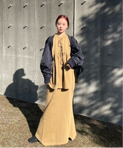Ameri（アメリ） tシャツ SYMMETRY PEPLUM SWEAT TOP レディース