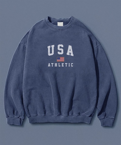 Revo. トレーナー スウェット 「KOREAN SELECT」USA ロゴ 星条旗