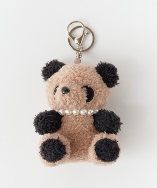 yunPRADA パンダ型＆テディベア　チャーム キーホルダー ストラップ ぬいぐるみキーホルダー panda パンダストラップ ぱんだバッグ