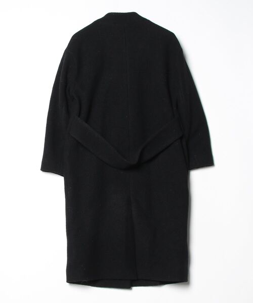 ELENDEEK（エレンディーク） ノーカラーコート 01 ブラック レディース