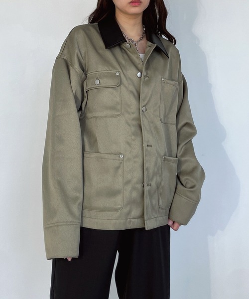 AS KNOW コート アウター ○ビッグシルエット デザインポケット