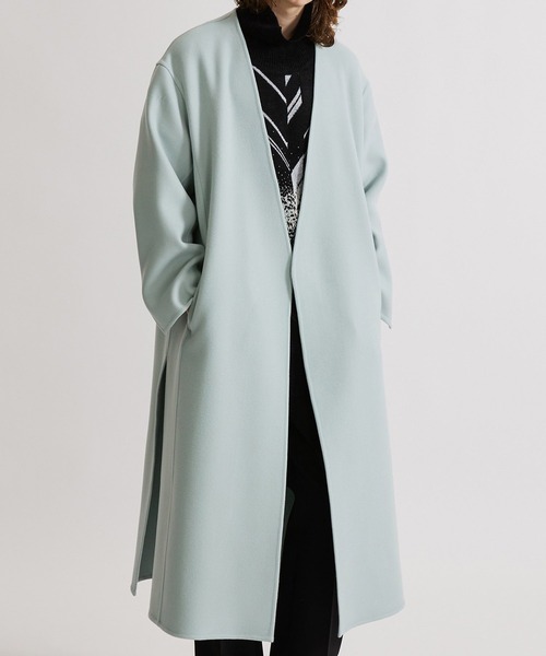 UNITED TOKYO ノーカラーコート UNITED TOKYO（ユナイテッドトウキョウ） ノーカラーコート 1 ブルー