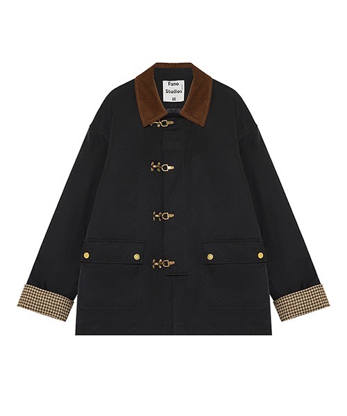 Fano Studios」 ステンカラーコート M ブラック レディース : ZOZOTOWN