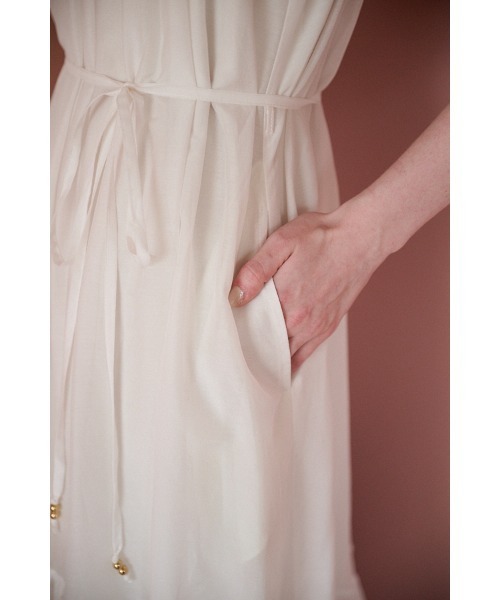 Estella.K ワンピース Dramatic summer belted dress ティアードサマー