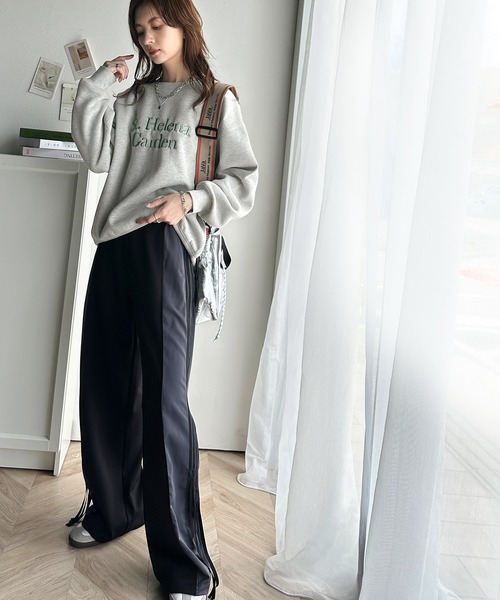 [classicalelf] тренировочный cut and sewn LARGE. серый женский 