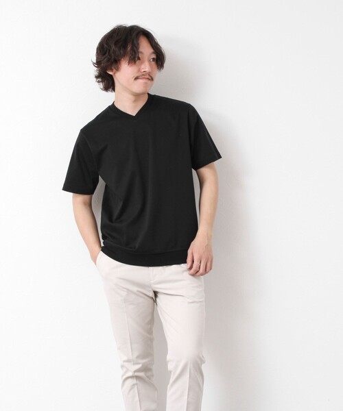 NOLLEY'S（ノーリーズ） tシャツ 「ビジカジ対応」シルケットスムース