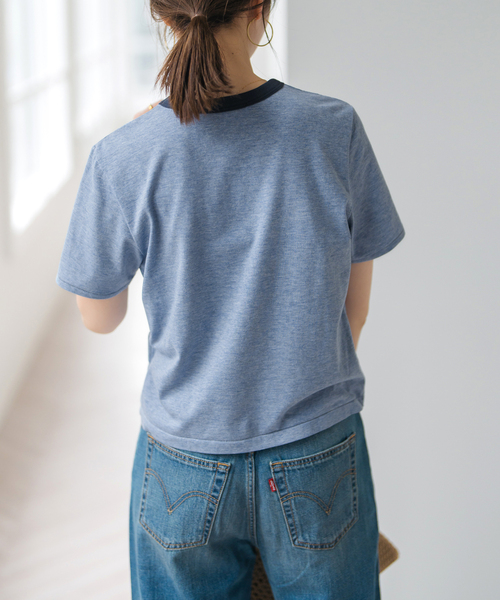 Spick＆Span tシャツ リンガーロゴTシャツ レディース