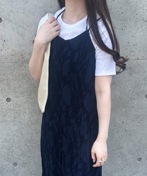 BELEAR MIMI ジャガードプリーツワンピース ジャガードプリーツワンピース