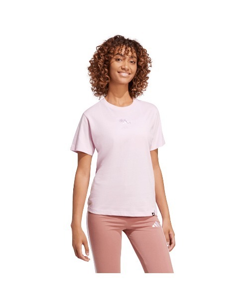 レディース Tシャツ adidas（アディダス） tシャツ ラウンジ ミニ グラフィック半袖Tシャツ