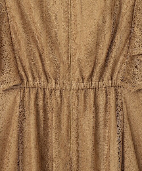 ANY SIS（エニィスィス） ドレス ストライプレーシー ドレス