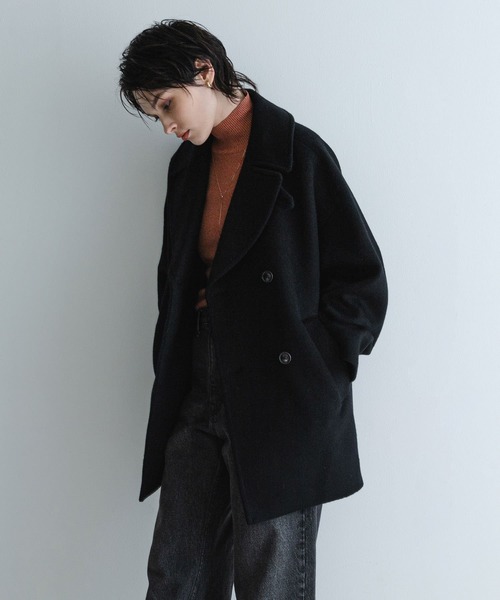 TICCA（ティッカ） ピーコート FREE ブラック レディース : ZOZOTOWN