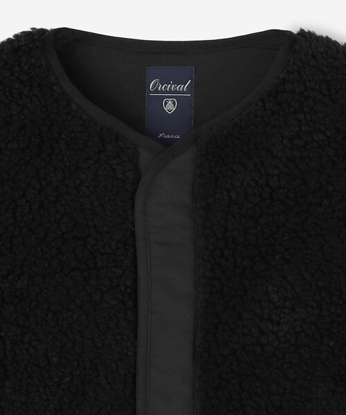 ORCIVAL（オーシバル） ノーカラージャケット 1 ブラック レディース