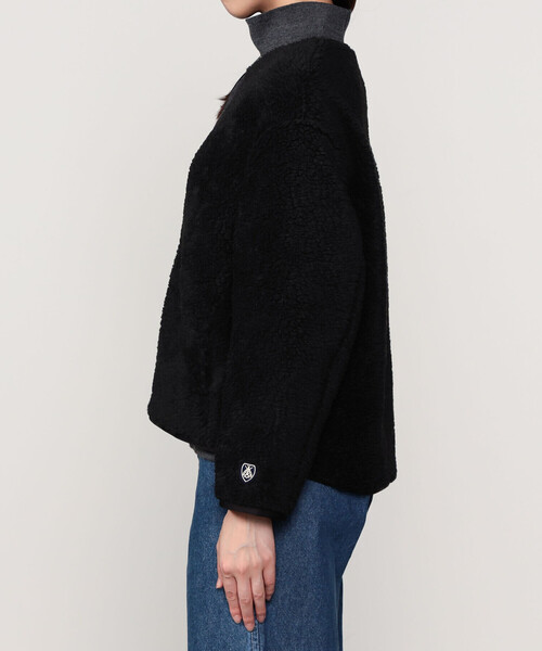 ORCIVAL（オーシバル） ノーカラージャケット 1 ブラック レディース