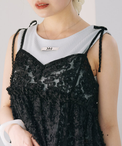 値下げ！【新品未使用タグ付き】CLANE ノースリーブニットトップス CLANE - ダブルフェイス ニット タンクトップ - W FACE KNIT