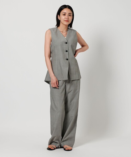 極美品　H BEAUTY&YOUTH ストレート　スラックスパンツ BEAUTY＆YOUTH UNITED ARROWS スラックス パンツ ツイル