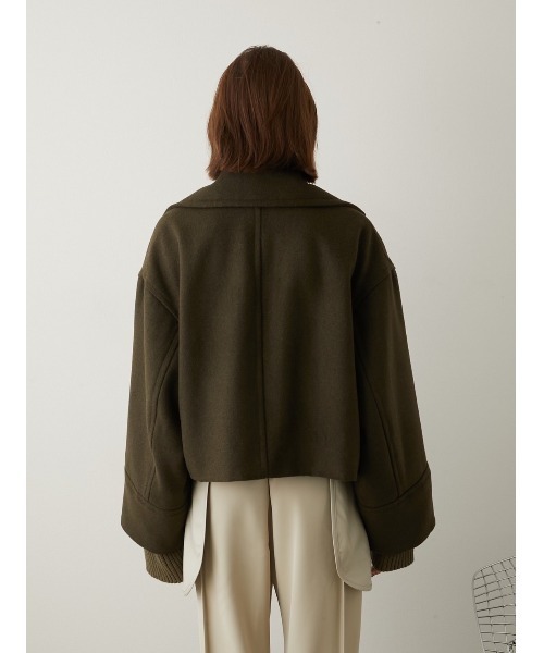 「LA PEAU DE GEM」 コート FREE カーキ レディース_画像4