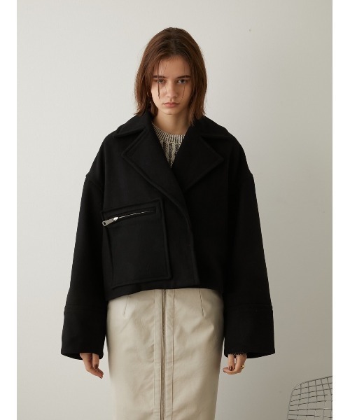 「LA PEAU DE GEM」 コート FREE カーキ レディース_画像5