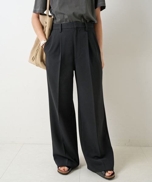 Spick & Span」 スラックス 36 ブラック レディース