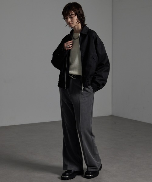 CIYOT スラックス 「CIYOT」TRストレッチスーツ地 セミワイド 2タック CIYOT スラックス 「CIYOT」TRストレッチスーツ地 セミワイド 2タック