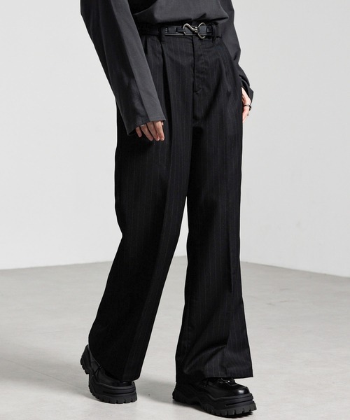 CIYOT スラックス 「CIYOT」TRストレッチスーツ地 セミワイド 2タック