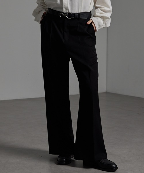 CIYOT スラックス 「CIYOT」TRストレッチスーツ地 セミワイド 2タック